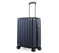 Hauptstadtkoffer Q-Damm - Handgepäck 54x37x21, TSA, 4 Rollen, Reisekoffer, Hartschalenkoffer, Rollkoffer, Handgepäckkoffer, Bordgepäck Koffer, Dunkelblau
