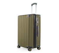 Hauptstadtkoffer Q-Damm - Mittelgroßer Hartschalenkoffer, TSA, 4 Rollen, Check-In Gepäck mit 6 cm Volumenerweiterung, 68cm, 89 L, Avocado