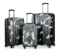 Hauptstadtkoffer Spree - 3er Kofferset, TSA, Trolley-Set, Rollkoffer, Reisekoffer, (S, M & L), Camouflage