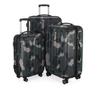 Spree - 3er Koffer-Set Hartschale Camouflage matt, TSA, (55cm, 65cm & 65cm) Camouflage