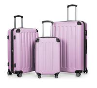 Hauptstadtkoffer Spree 3er Koffer-Set Hartschalenkoffer Reisekoffer-Set, TSA, 4 Rollen, S M & L Flieder