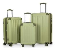 HAUPTSTADTKOFFER Spree - 3er Kofferset, TSA, Trolley-Set, Rollkoffer, Reisekoffer, (S, M & L), Kiwi