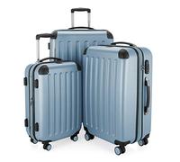 Spree - 3er Koffer-Set Hartschale Poolblue matt, TSA, (55cm, 65cm & 65cm) Poolblue