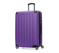 Hauptstadtkoffer - Spree - Großer Hartschalen-Koffer Trolley Rollkoffer Reisekoffer, 4 Doppel-Rollen, 75 cm, 119 L, Aubergine