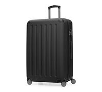 Hauptstadtkoffer - Spree - Großer Hartschalen-Koffer Trolley Rollkoffer Reisekoffer, 4 Doppel-Rollen, 75 cm, 119 L, Schwarz