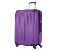 Hauptstadtkoffer Spree - Großer Hartschalen-Koffer, TSA, 4 Doppel-Rollen, Trolley, Rollkoffer, Reisekoffer, Volumenerweiterung, 75 cm, 119 Liter, Aubergine