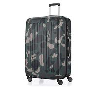 Hauptstadtkoffer Spree - Großer Hartschalen-Koffer, TSA, 4 Doppel-Rollen, Trolley, Rollkoffer, Reisekoffer, Volumenerweiterung, 75 cm, 119 Liter, Camouflage
