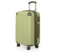 HAUPTSTADTKOFFER Spree - Handgepäck, 55 x 36 x 21 cm, TSA, 4 Rollen, 42 Liter, Reisekoffer, Hartschalenkoffer, Rollkoffer, Bordgepäck Koffer, erweiterbar, Kiwi