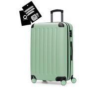 Hauptstadtkoffer Spree - Mittelgroßer Hartschalenkoffer + Digitaler Gepäckanhänger, TSA, 4 Rollen, Koffer, Trolley, Rollkoffer, Reisekoffer, Volumenerweiterung, 65 cm, 74 Liter, Mint