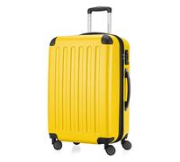 Hauptstadtkoffer Spree - Mittelgroßer Hartschalenkoffer, TSA, 4 Rollen, Koffer, Trolley, Rollkoffer, Reisekoffer, Volumenerweiterung, 65 cm, 74 Liter, Gelb