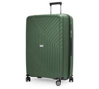 Hauptstadtkoffer- TXL - extra Leichter Hartschalenkoffer, grosser Check-In Rollkoffer 76 cm, aufgegebenes Gepäck aus robustem Polypropylen, Dunkelgrün