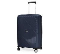 Hauptstadtkoffer TXL - extra Leichter Hartschalenkoffer, mittelgroßer Check-In Gepäck Rollkoffer 66 cm, Aufgabegepäck aus robustem Polypropylen, Dunkelblau
