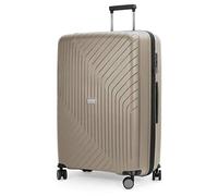 Hauptstadtkoffer TXL - Großer Hartschalen-Koffer, TSA, 4 Doppel-Rollen, Trolley, Rollkoffer, Reisekoffer, EXTRA LEICHT, 75 cm, 119 Liter, Titan