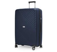 Hauptstadtkoffer TXL Großer Hartschalenkoffer 76 cm, TSA Schloss, Reisekoffer aus Polypropylen, 4 Doppelrollen Trolley, extra leicht 3,4 kg, Volumenerweiterung, Koffer 120L, Dunkelblau