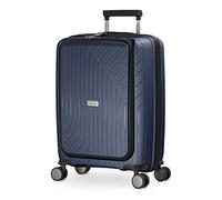 Hauptstadtkoffer TXL Handgepäck Koffer 55x40x23 cm mit Laptopfach, TSA Schloss, Hartschalen Trolley, 4 Doppelrollen, Leicht 2,4 kg, Kabinenkoffer Bordgepäck 42L Reisekoffer, Dunkelblau