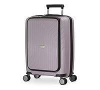 Hauptstadtkoffer TXL - Handgepäck mit Laptopfach Hartschalen Trolley, Business Trolly, Roll-Reisekoffer 4 Doppel-Rollen, 55 cm, 42 L, Titan