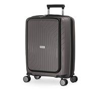 Hauptstadtkoffer TXL - leichtes Handgepäck mit Laptoptasche, Hartschalentrolley aus robustem Polypropylen, Business Trolley 55 cm, 40 L, TSA-Schloss, Titan