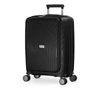 Hauptstadtkoffer TXL - leichtes Handgepäck mit Laptoptasche, Hartschalentrolley aus robustem Polypropylen, Business Trolley 55 cm, 40 L,TSA-Schloss, Schwarz
