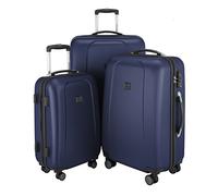 Hauptstadtkoffer Wedding 3er Koffer-Set Trolley-Set Rollkoffer Reisekoffer, TSA, (S, M & L) Dunkelblau