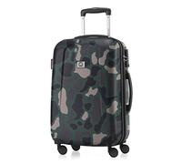 Hauptstadtkoffer - Wedding - Handgepäck Koffer Kabinen Hartschalen-Koffer Trolley Rollkoffer Reisekoffer, TSA, Doppelrollen 55 cm, 42 Liter, Camouflage