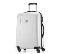 Hauptstadtkoffer - Wedding - Hartschalenkoffer Trolley Rollkoffer Reisekoffer, TSA, Doppelrollen, 65 cm, 71 Liter, weiß