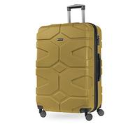 HAUPTSTADTKOFFER - X-Kölln - Hartschalen-Koffer Koffer Trolley Rollkoffer Reisekoffer, TSA, 76 cm, 107 Liter, Herbstgold matt