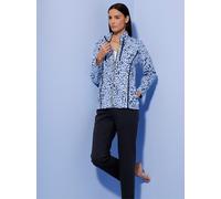 Hausanzug HAJO, Damen, Gr. 22/23, marine, eisblau, bedruckt, 62% Baumwolle, 38% Polyester, Homewear-Sets Hausanzug (56138606-22) marine, eisblau, bedruckt