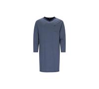 Hausanzug HAJO "Nachthemd", Herren, Gr. L, blau, Obermaterial: 100% Baumwolle CO., Homewear-Sets Hausanzug (71131555-L) blau