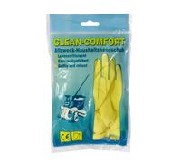 Haushaltshandschuhe Ampri Clean Comfort M gelb Gr. 8, puderfrei, velourisiert, lebensmittelgeeignet