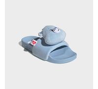 Hausschuh ADIDAS ORIGINALS "CARE BEARS X ADIDAS ADILETTEN", Damen, Gr. 39, blau (clear sky, ftwr weiß, blaubird), Textil, Schuhe Hausschuh, Care Bears Glücksbärchis Pantolette (65199608-39) clear sky,