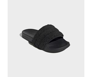 Hausschuh ADIDAS SPORTSWEAR "ADILETTE NOSHOWER", Damen, Gr. 44,5, schwarz (core schwarz, core schwarz, core schwarz), Textil, Schuhe Hausschuh, Pantolette (84600340-44,5) core schwarz, core schwarz, c
