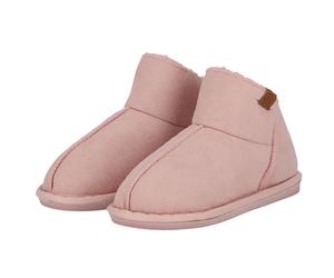 Hausschuh APOLLO "KINDER BOOTS", Mädchen, Gr. 27/28, pink, Obermaterial: 100% Polyester, unifarben, Schuhe Hausschuh, mit Ziernähten (12519459-27) pink