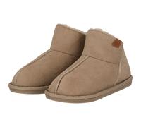 Hausschuh APOLLO "KINDER BOOTS", Mädchen, Gr. 29/30, beige, Obermaterial: 100% Polyester, unifarben, Schuhe Hausschuh, mit Ziernähten (45334321-29) beige