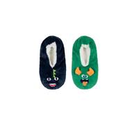 Hausschuh CAMANO "2er Pack", Mädchen, Gr. 29/32, fern grün, Schuhe Hausschuh (91850336-29,5) fern grün