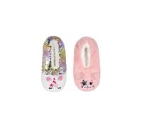 Hausschuh CAMANO "2er Pack", Mädchen, Gr. 29/32, orchid smoke, Schuhe Hausschuh (28001064-29,5) orchid smoke