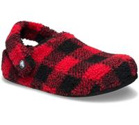 Crocs Classic Buffalo Check Cozzzy Slipper 43-44 EU Varsity Red/Black