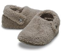 Hausschuh CROCS "Kids' Classic Cozzzy Slipper", Kinder, Gr. 30, braun, Croslite™, Textil, Schuhe Hausschuh, Pantoffel, Clog mit Filzwolle (86932057-30) braun