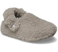 Hausschuh CROCS "Toddler Classic Cozzzy Slipper", Kinder, Gr. 22, braun, Croslite™, Textil, Schuhe Hausschuh, Pantoffel, Clog mit Riemen (99995236-22) braun
