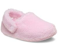 Hausschuh CROCS "Toddler Classic Cozzzy Slipper", Mädchen, Gr. 24, rosa, Croslite™, Textil, Schuhe Hausschuh, Pantoffel, Clog mit Riemen (72948118-24) rosa