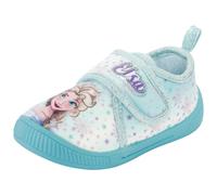 Hausschuh DISNEY "FROZEN", Kinder, Gr. 20, lt blau, Textil, Schuhe Hausschuh, super weiche, flexible Sohle (39994439-20) lt blau