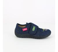 Beck Jungen Dino Flache Hausschuhe, Dunkelblau, 30 EU
