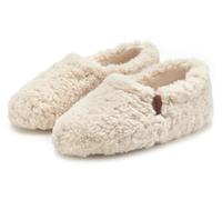 Hausschuh ELBSAND Gr. 42, beige Damen Schuhe (79117711-42) beige