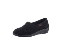 Hausschuh FISCHER, Damen, Gr. 36, schwarz, Textil, Basic, Schuhe Hausschuh (24161025-36) schwarz