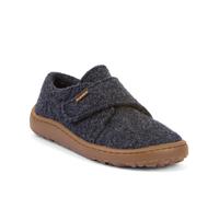 Froddo Hausschuh Barefoot Wooly Kinder Wollfutter Klettverschluss Dunkelblau Größe 30