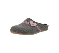 Hausschuh HAFLINGER "Haflinger Hausschuhe Filz", Damen, Gr. 38, grau (anthrazit), Schuhe Hausschuh (14957007-38) anthrazit