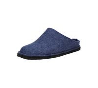 HAFLINGER Flair Soft Filzpantoffeln aus Wollfilz Hausschuh Blau (Jeans 72), Gr. 42