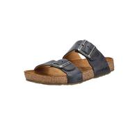 Hausschuh HAFLINGER "Haflinger Hausschuhe Leder", Herren, Gr. 38, marine, Leder, Schuhe Hausschuh (62341105-38) marine