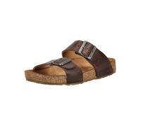 Hausschuh HAFLINGER "Haflinger Hausschuhe Leder", Herren, Gr. 42, dunkelbraun, Leder, Schuhe Hausschuh (59388133-42) dunkelbraun