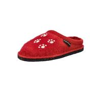 Hausschuh HAFLINGER "Haflinger Hausschuhe Wolle", Damen, Gr. 41, rot, Textil, Schuhe Hausschuh (48631642-41) rot