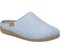 Hausschuh JOSEF SEIBEL "Cara 04", Damen, Gr. 42, hellblau, Textil, Schuhe Hausschuh, Clog, Pantoffel, Schlupfschuh in Weite G (=weit) (87575835-42) hellblau